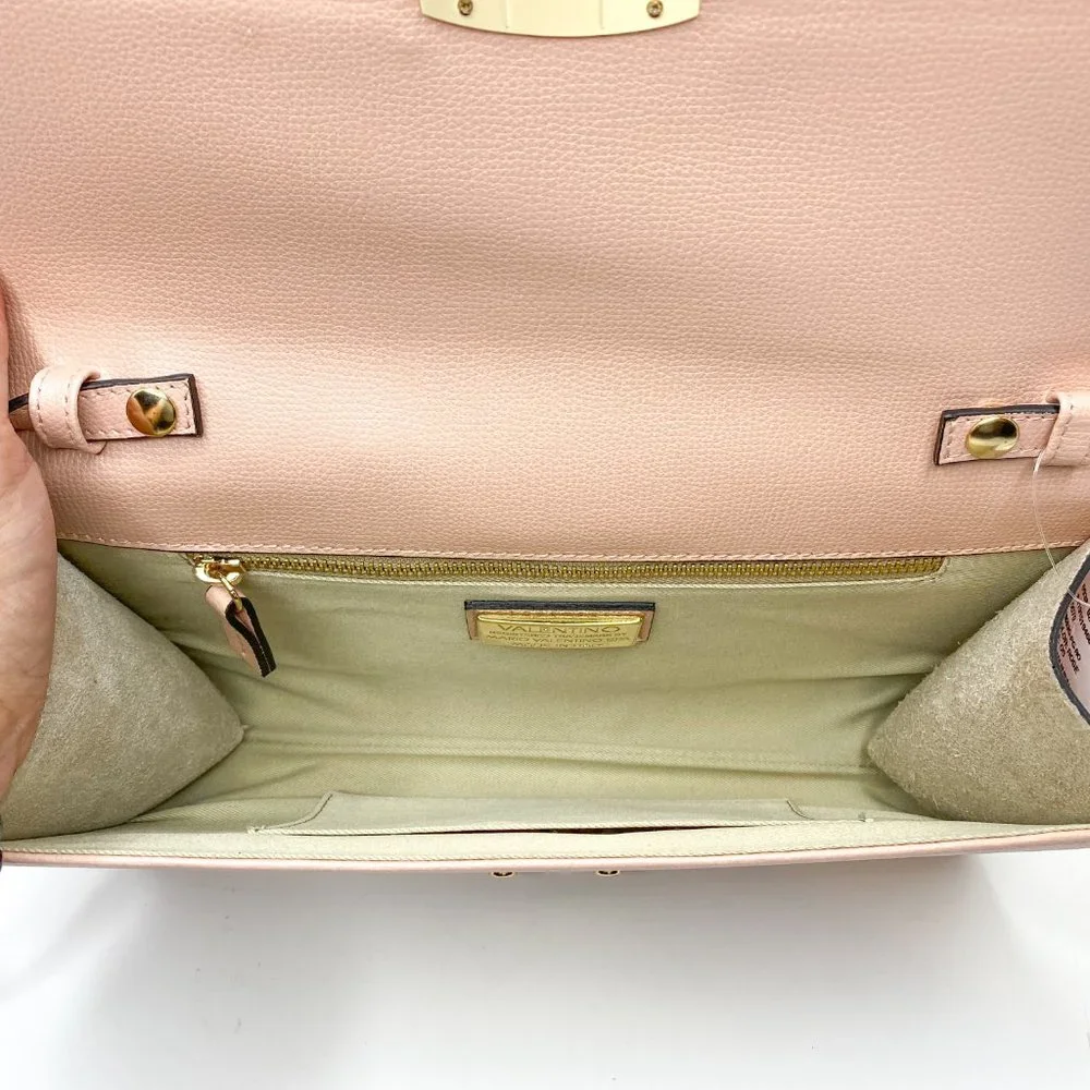 Valentino Cocotte Palmellato Rose Studded Clutch - Picture 9 of 11